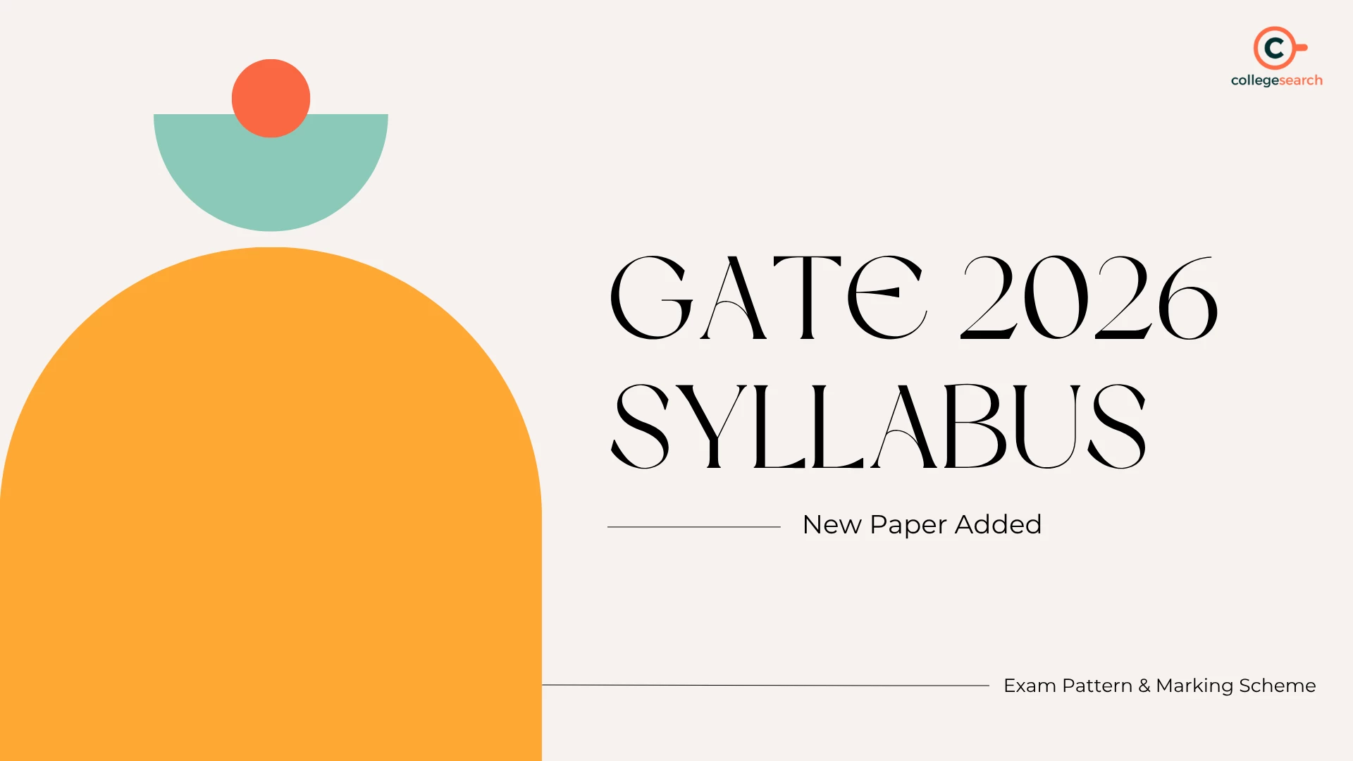GATE 2026 Syllabus: Energy Science (XE-I) Added, Updates & Syllabus