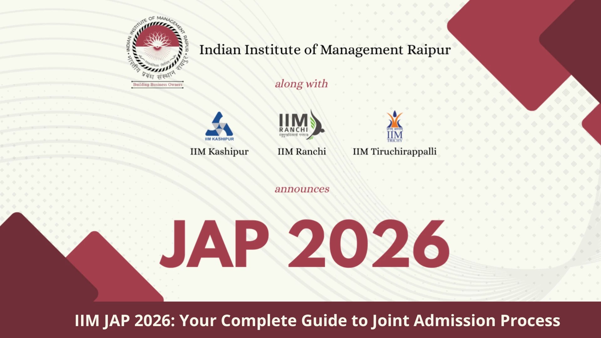 IIM JAP 2026, Admission in IIM, Eligibility, Process & Cutoffs for MBA