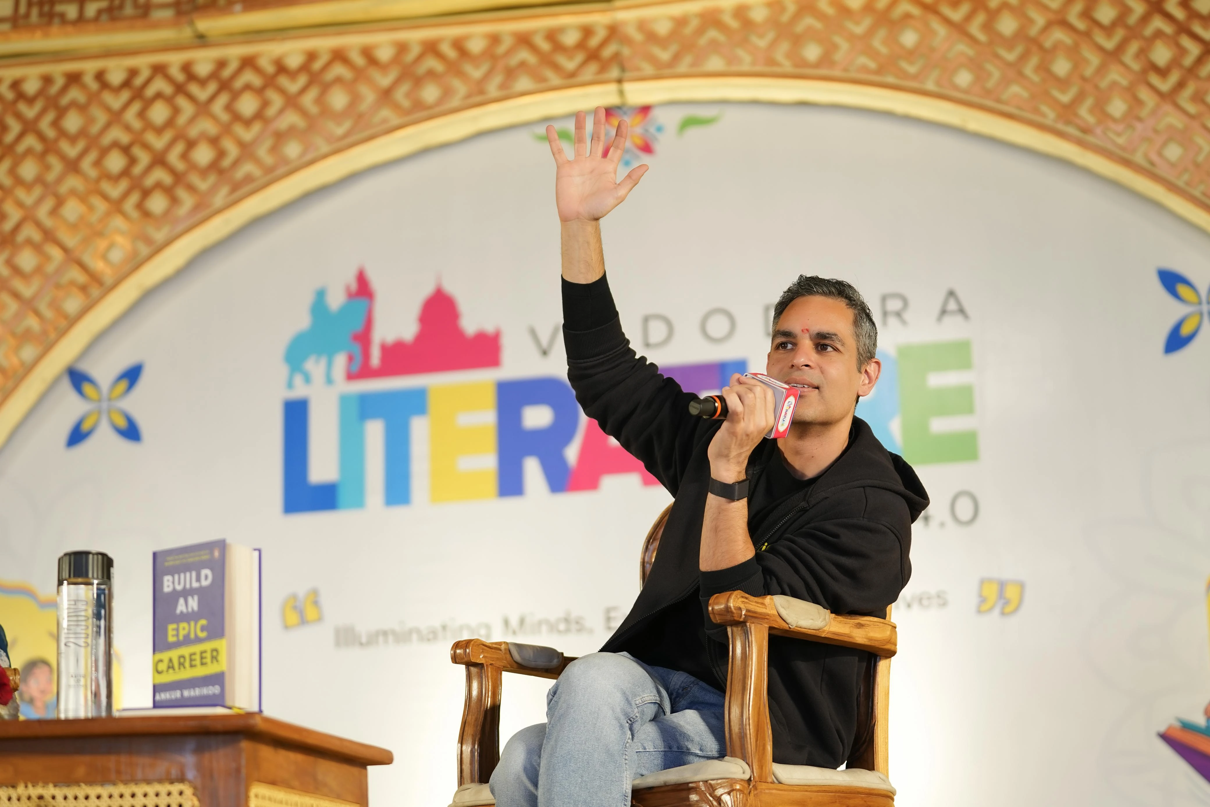 Dhananjay Y. Chandrachud, Manoj Mukund Naravane & Ankur Warikoo Lead Day 2 at Vadodara Literature Fest 4.0 at Parul University