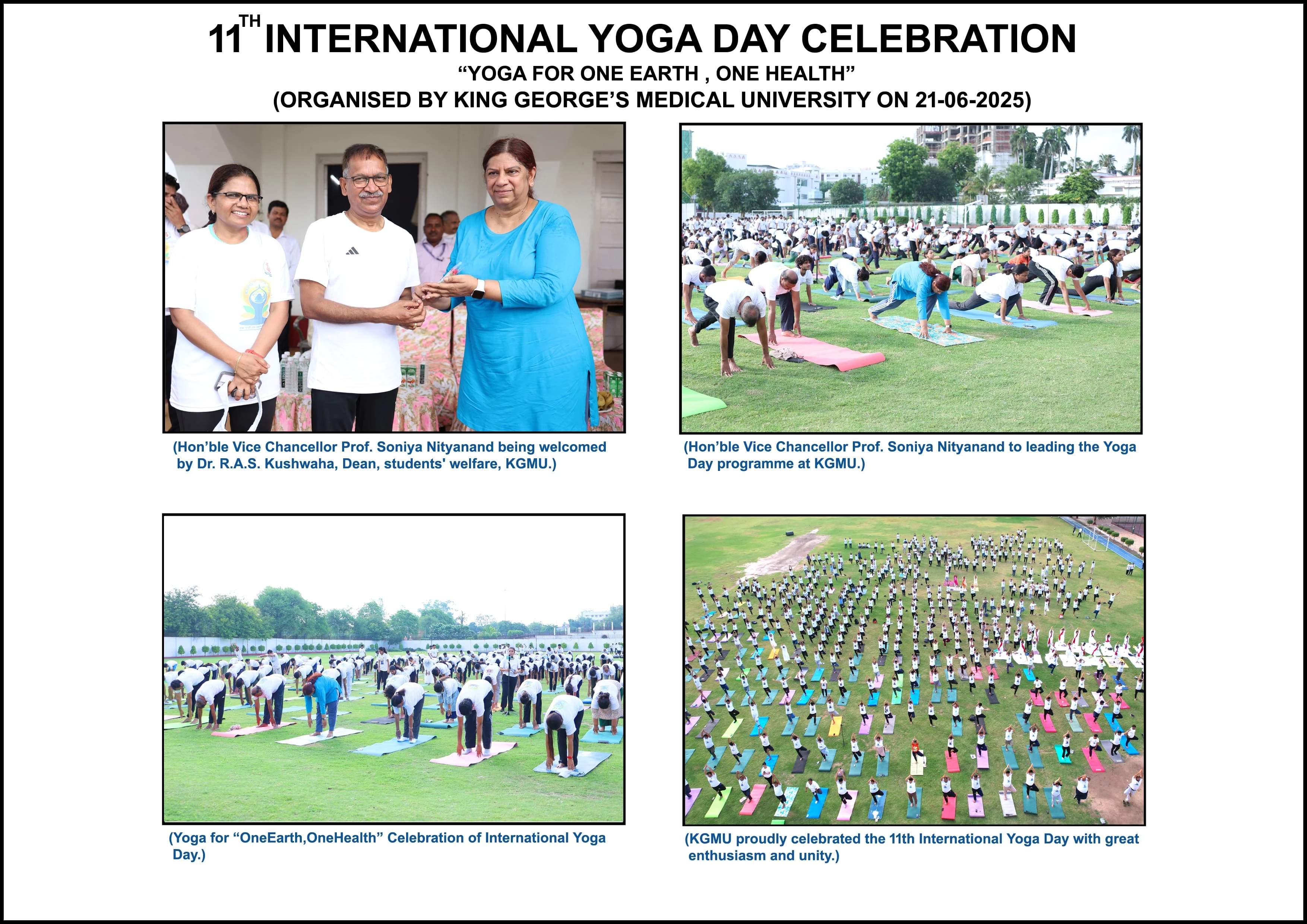 King George Medical University, Lucknow, Events