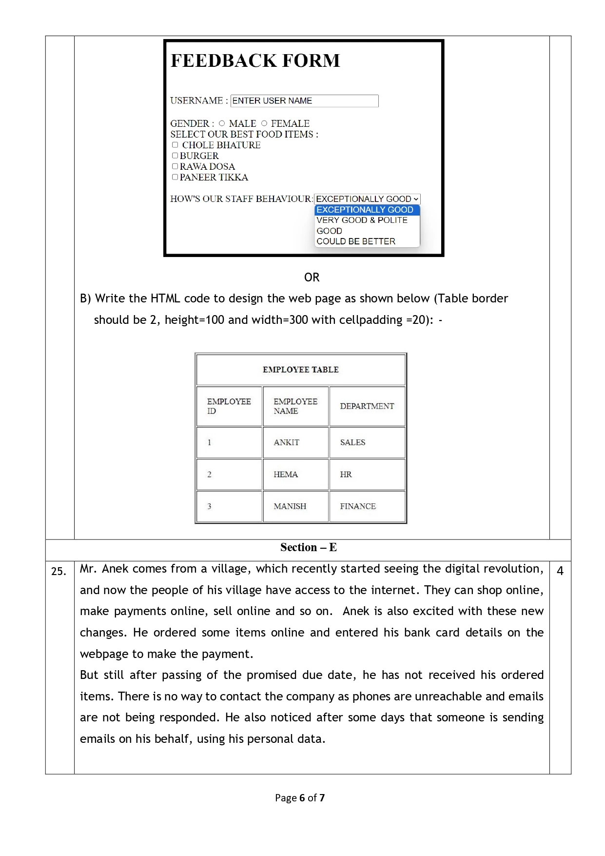 CBSE Computer Application Sample Paper Class 10: Download Free PDFs of ...